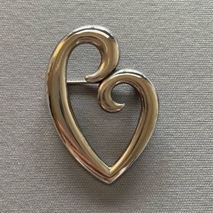 EUC James Avery Mother’s Love Heart Brooch #2